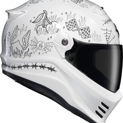 Scorpion EXO Covert FX Helmet - The Litas 2 White