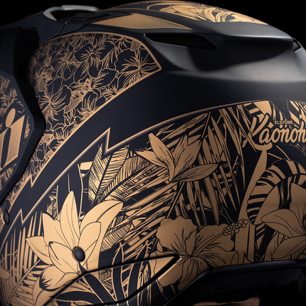 ICON Elsinore™ Kaonohi Black/Gold Helmet image 6
