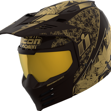 ICON Elsinore™ Kaonohi Black/Gold Helmet image 0