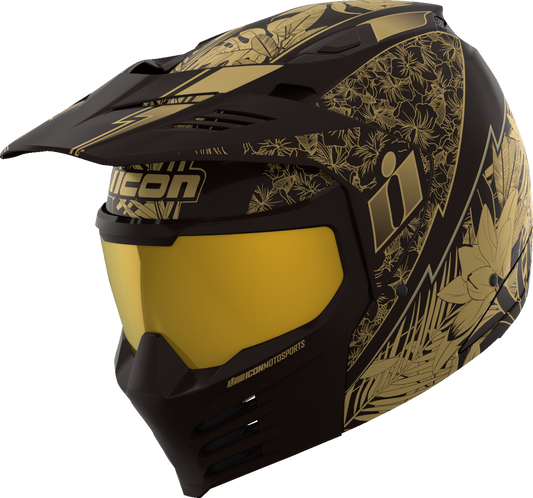 ICON Elsinore™ Kaonohi Black/Gold Helmet image 0
