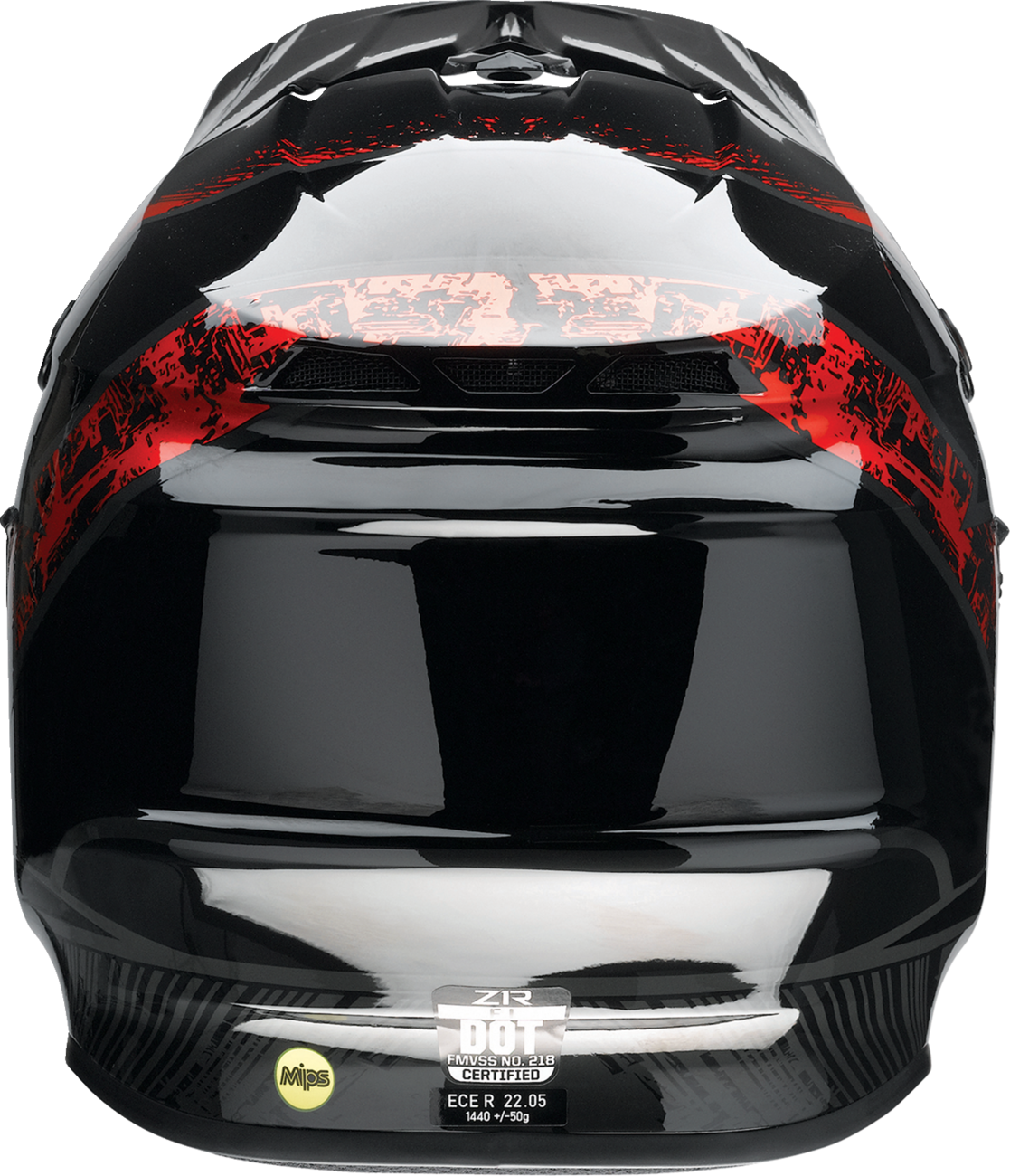 Z1R F.I. Helmet - Fractal - MIPS® - Red image 5