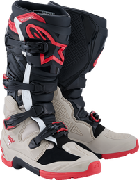 Black/Light Gray/Bright Red