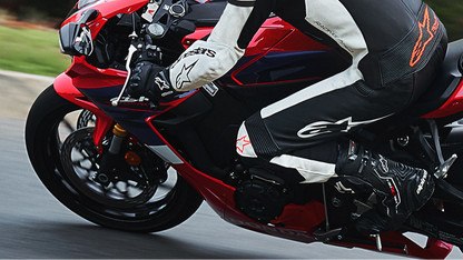 AlpineStars Supertech R10 Helmet - Team - Black/Carbon Red/Gloss White image 7