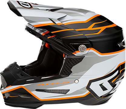 6D ATR-2 Helmet - Phase - White/Orange image 2