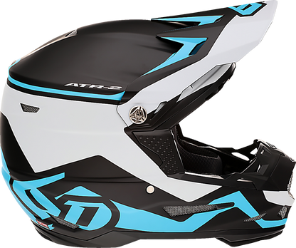6D ATR-2 Helmet Drive Cyan image 3