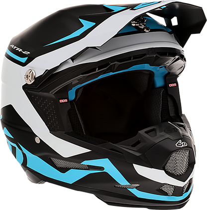 6D ATR-2 Helmet Drive Cyan image 0
