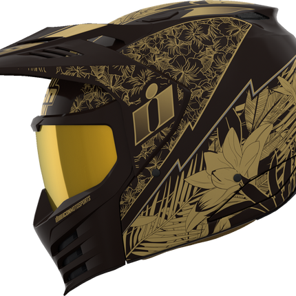 ICON Elsinore™ Kaonohi Black/Gold Helmet image 1