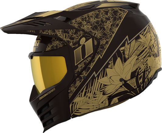 ICON Elsinore™ Kaonohi Black/Gold Helmet image 1