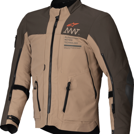 Alpinestars AMT-8 Stretch Drystar XF Jacket - Dark Brown/Dark Khaki