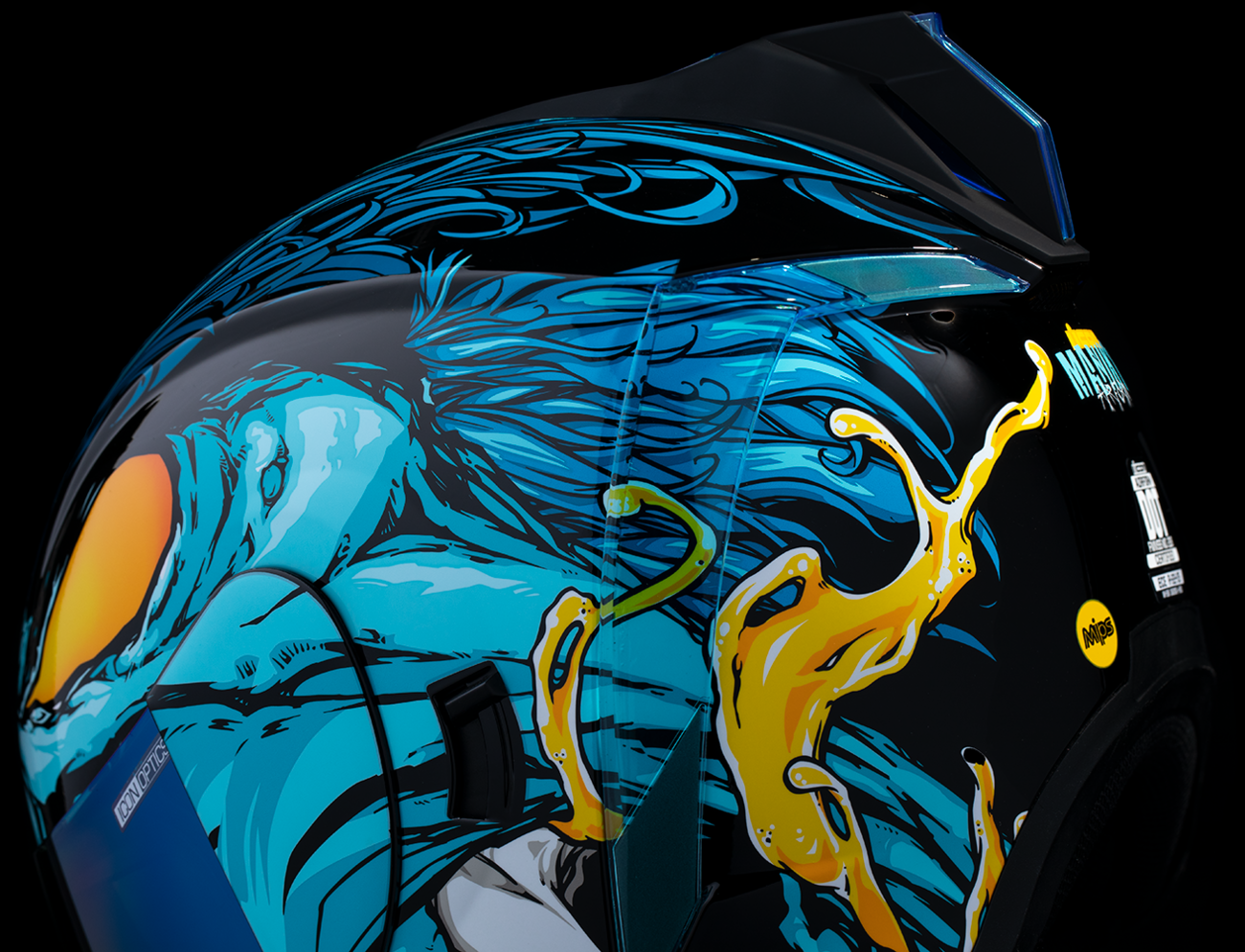 ICON Airform™ Manik'RR MIPS® Light Blue Helmet image 13