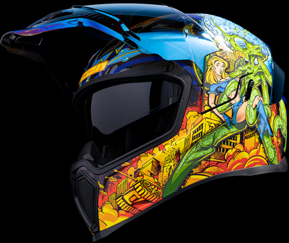 ICON Airflite Helmet - Bugoid Blitz - Blue image 10