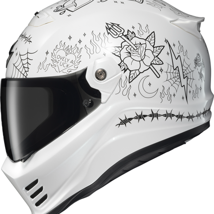 Scorpion EXO Covert FX Helmet - The Litas 2 White