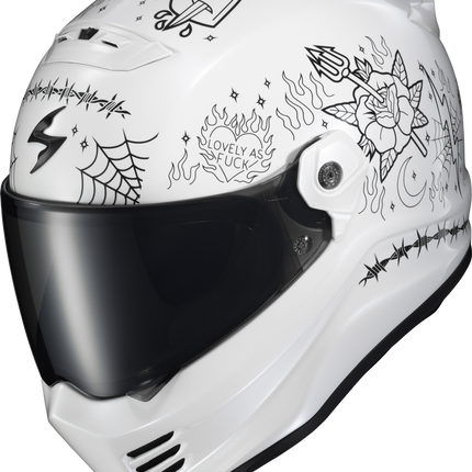 Scorpion EXO Covert FX Helmet - The Litas 2 White