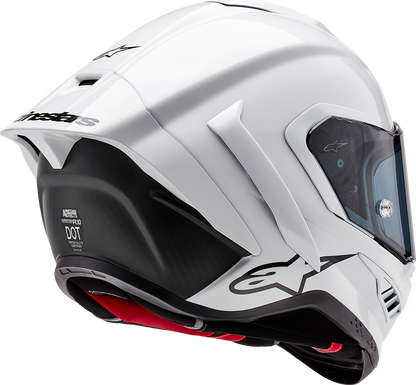 AlpineStars Supertech R10 Helmet - Solid - Gloss White image 3