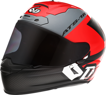6D ATS-1R Helmet - Wyman - Red/Gray image 3