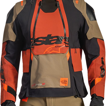 Alpinestars Halo Pro Drystar XF Laminated Jacket - Walnut/Rust/Black
