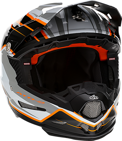 6D ATR-2 Helmet - Phase - White/Orange image 0