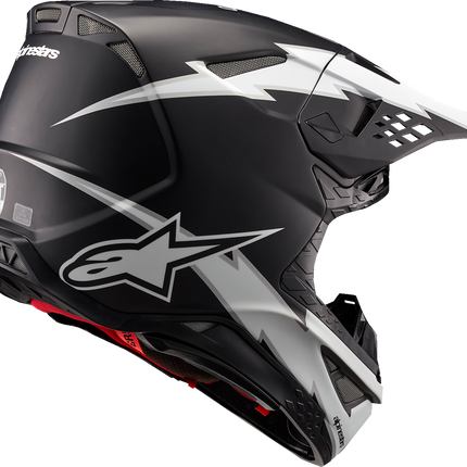 Alpinestars Supertech M10 Helmet - Ampress - MIPS® - Matte Black/White