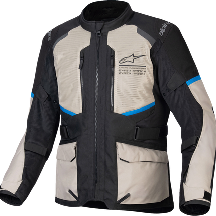 Alpinestars Andes Air Drystar Jacket - Black/Laurel Gray/Bright Blue