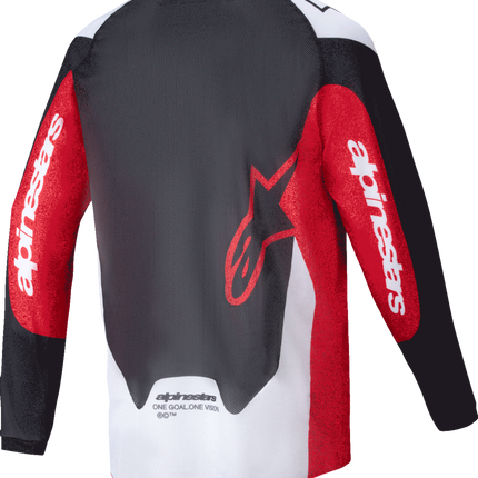 Alpinestars Pro-Dura Long-Sleeve Jersey - Black/Bright Red/White