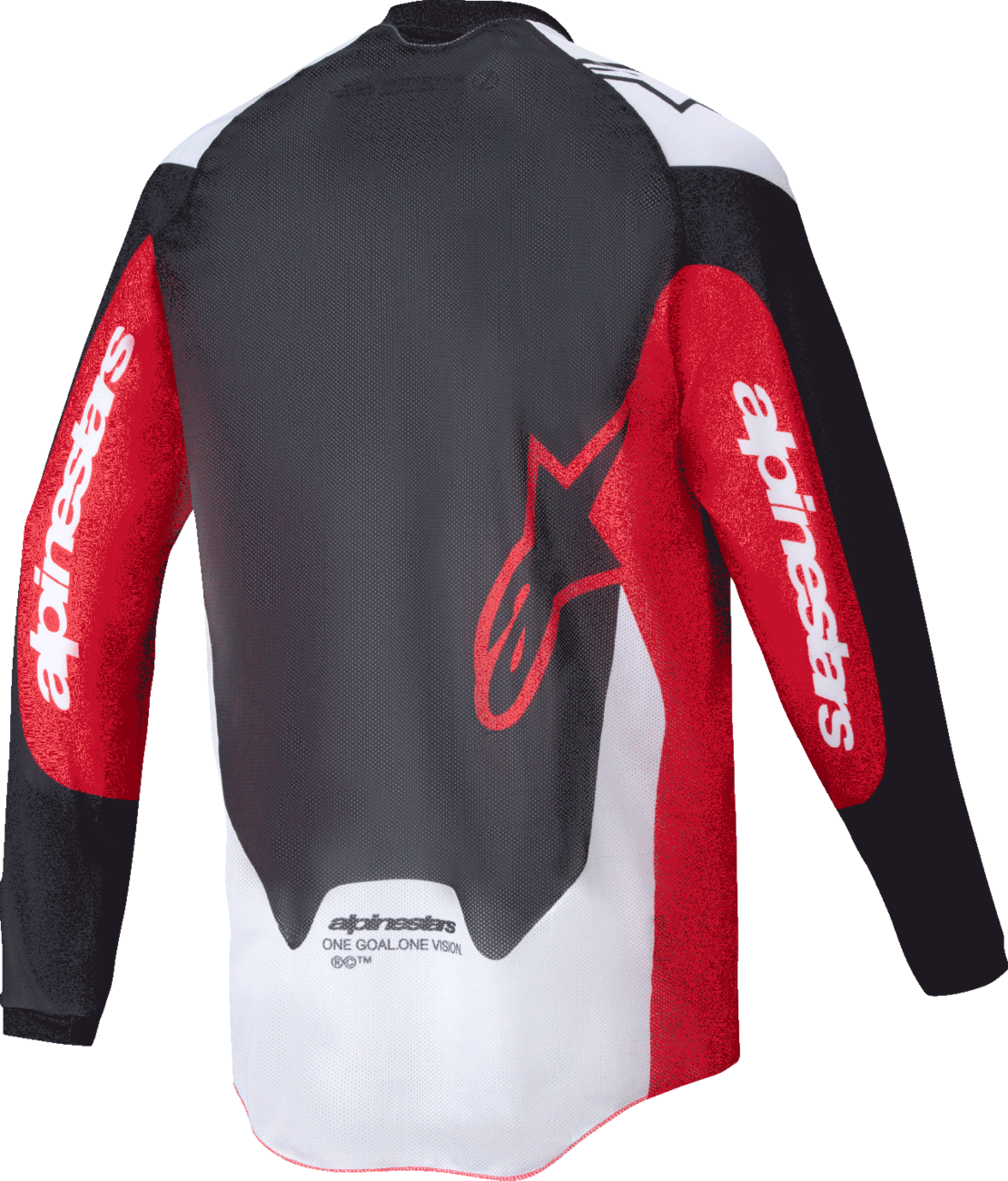 Alpinestars Pro-Dura Long-Sleeve Jersey - Black/Bright Red/White