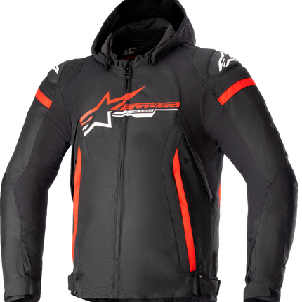 Alpinestars Zaca Waterproof Jacket - Black/Bright Red/White