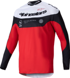 Alpinestars Pro-Dura Long-Sleeve Jersey - Black/Bright Red/White