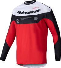 Black/Bright Red/White