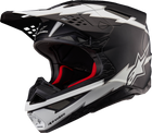 Alpinestars Supertech M10 Helmet - Ampress - MIPS® - Matte Black/White
