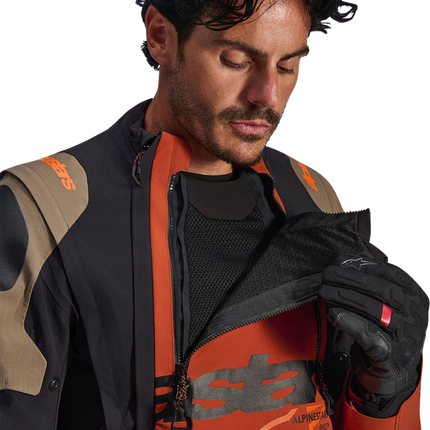 Alpinestars Halo Pro Drystar XF Laminated Jacket - Walnut/Rust/Black