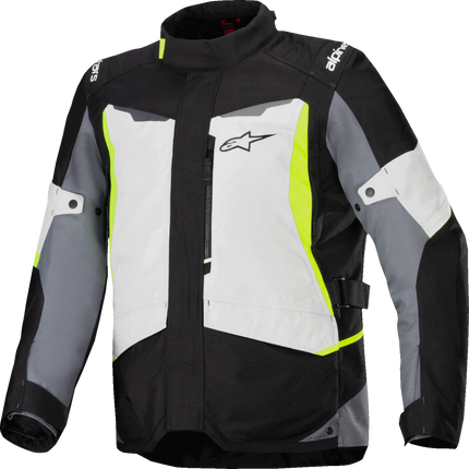 Alpinestars ST-1 Waterproof Jacket - Ice Gray/Black/Yellow Fluo