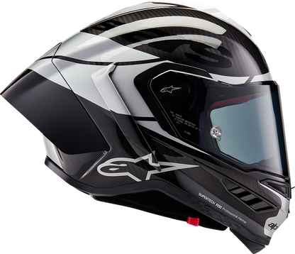 AlpineStars Supertech R10 Helmet - Element - Carbon/Silver/Black image 4