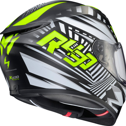 Scorpion EXO-R430 Helmet - Head Trip Hi-Vis