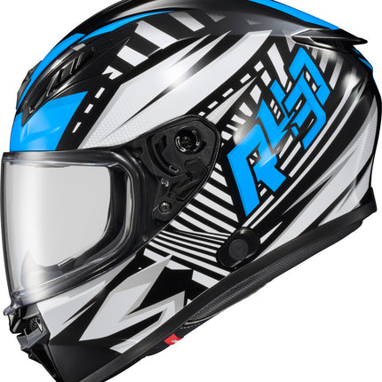 Scorpion EXO-R430 Helmet - Head Trip Light Blue