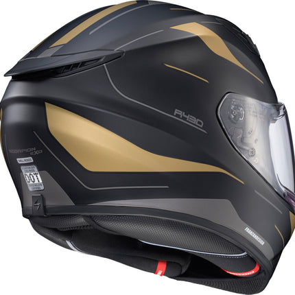 Scorpion EXO-R430 Helmet - Cutlass Black/Gold