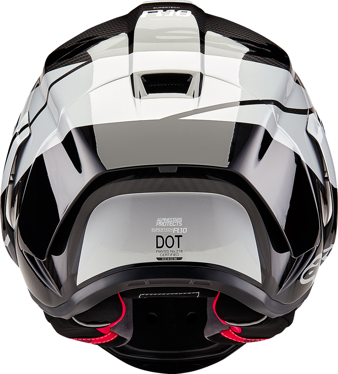 AlpineStars Supertech R10 Helmet - Element - Carbon/Silver/Black image 2