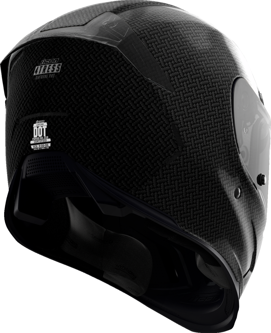 ICON  Airframe Pro Helmet - Carbon 4Tress - Black image 5