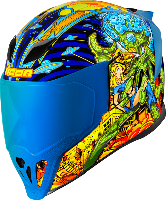 ICON Airflite Helmet - Bugoid Blitz - Blue image 0