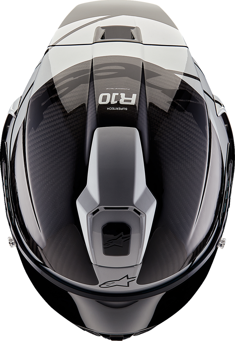 AlpineStars Supertech R10 Helmet - Element - Carbon/Silver/Black image 6