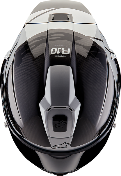 AlpineStars Supertech R10 Helmet - Element - Carbon/Silver/Black image 6