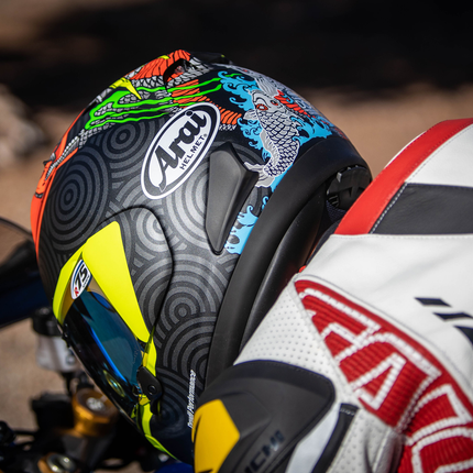 ARAI Corsair-X Helmet - Tatsuki - Frost image 4