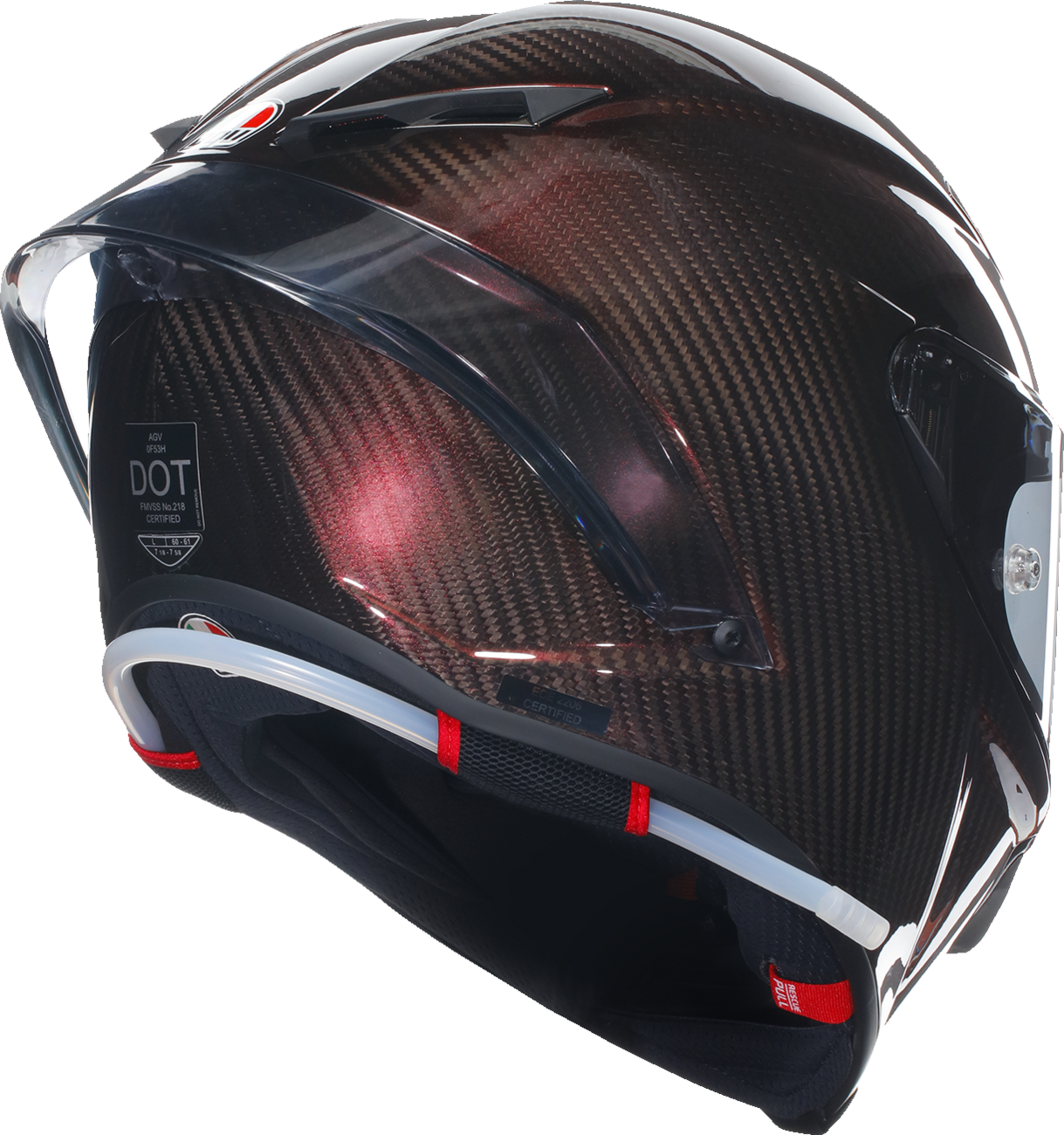 AGV Pista GP RR Helmet - Red Carbon image 3