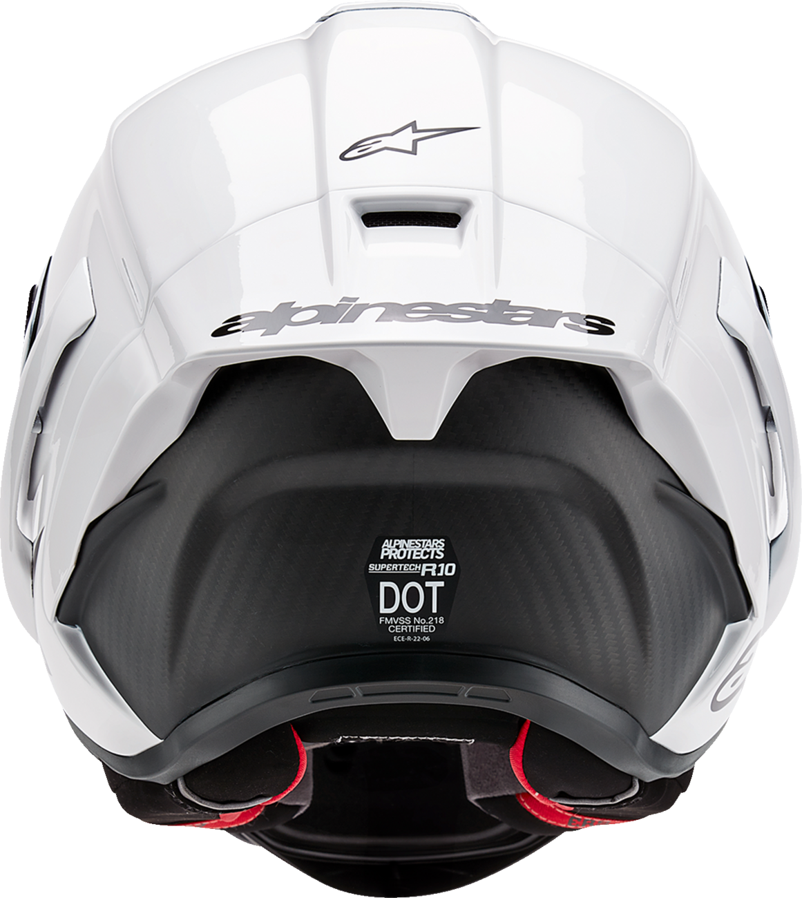AlpineStars Supertech R10 Helmet - Solid - Gloss White image 2