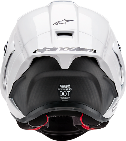 AlpineStars Supertech R10 Helmet - Solid - Gloss White image 2