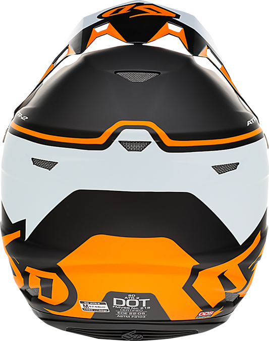 6D ATR-2 Helmet Drive Neon Orange image 1