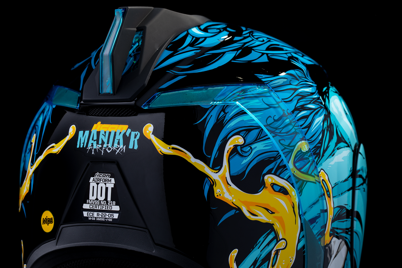 ICON Airform™ Manik'RR MIPS® Light Blue Helmet image 10