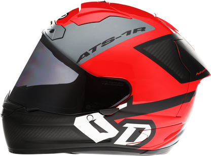 6D ATS-1R Helmet - Wyman - Red/Gray image 2