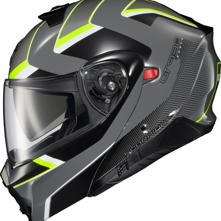 Scorpion EXO-GT930 Transformer Helmet - Morph Grey/Hi-Vis