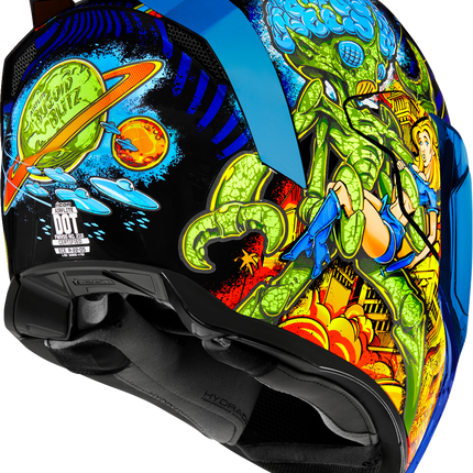 ICON Airflite Helmet - Bugoid Blitz - Blue image 2