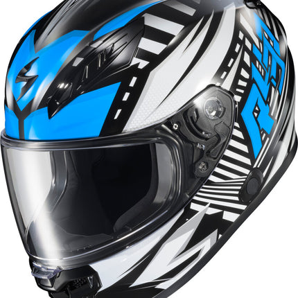 Scorpion EXO-R430 Helmet - Head Trip Light Blue